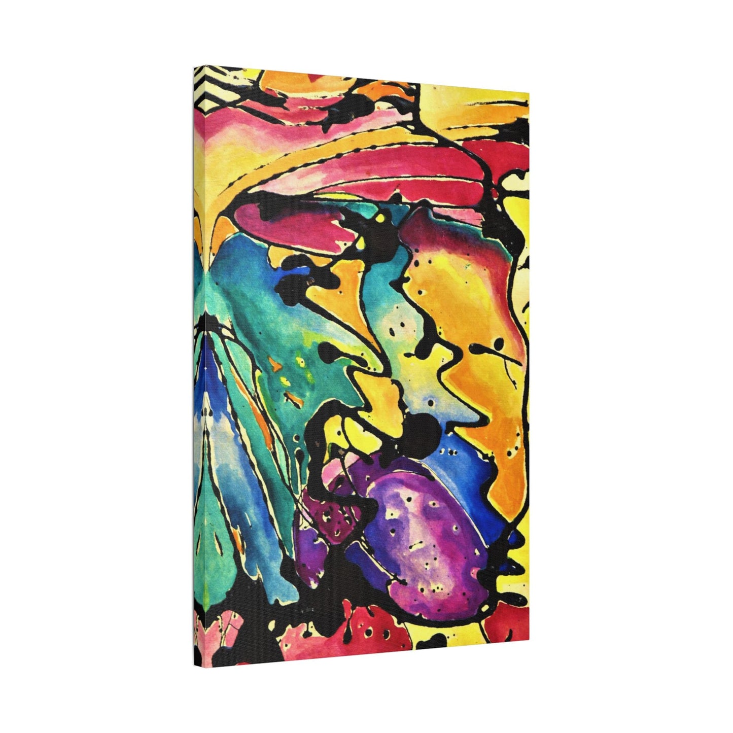 Sing Satin Canvas Stretched