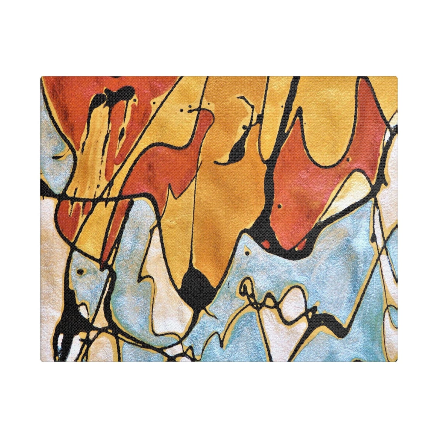 Fox Satin Canvas Stretched 10″ x 8″ (Horizontal) 1.5"