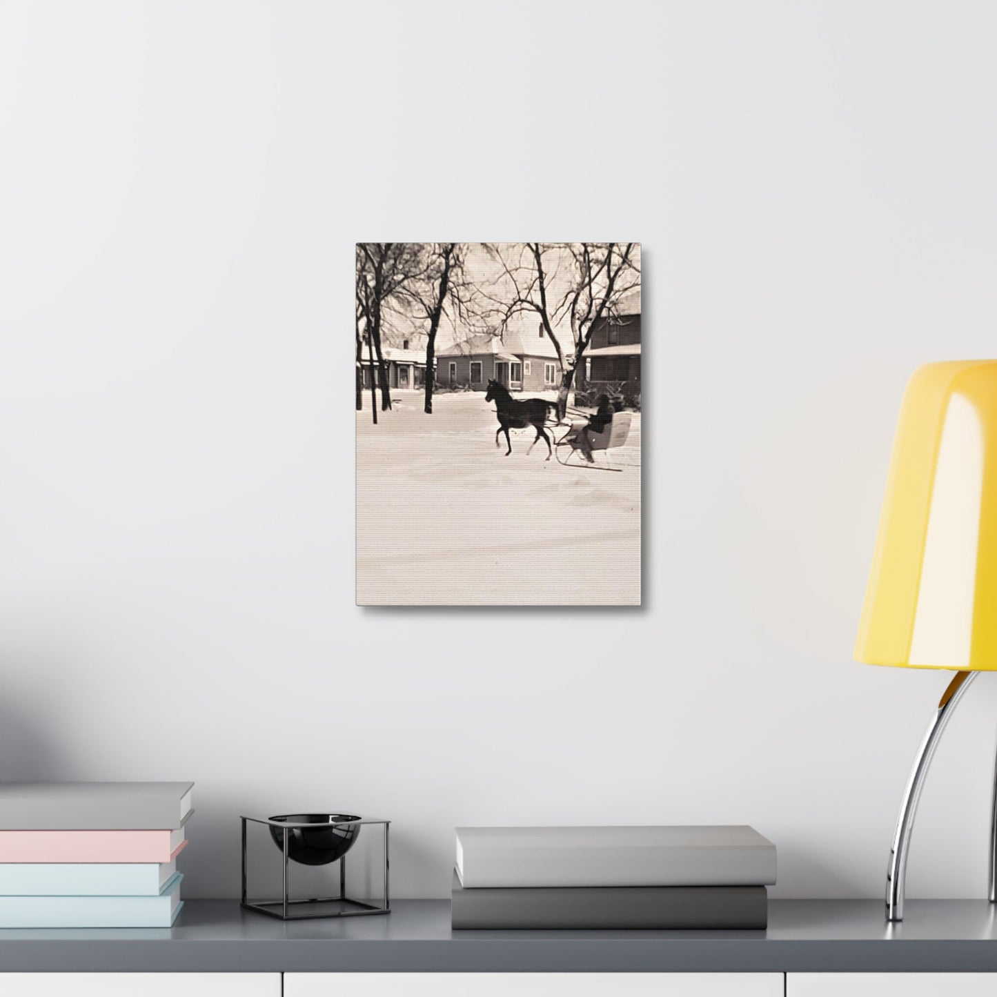 Carriage Ride Stretched Canvas 1.5" 11″ x 14″