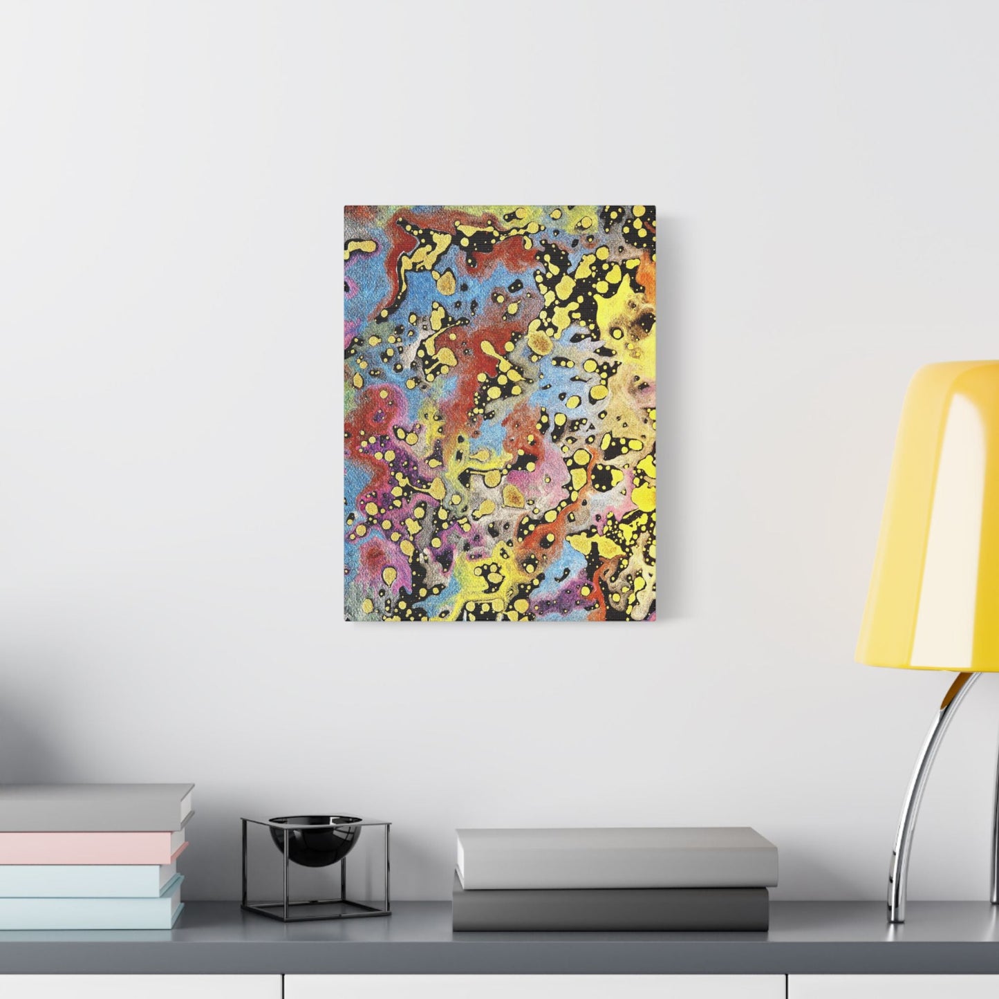 Limbo Satin Canvas Stretched