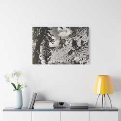 Eagles Nest Rock Yellowstone Satin Canvas Stretched 36″ x 24″ (Horizontal) 1.5"
