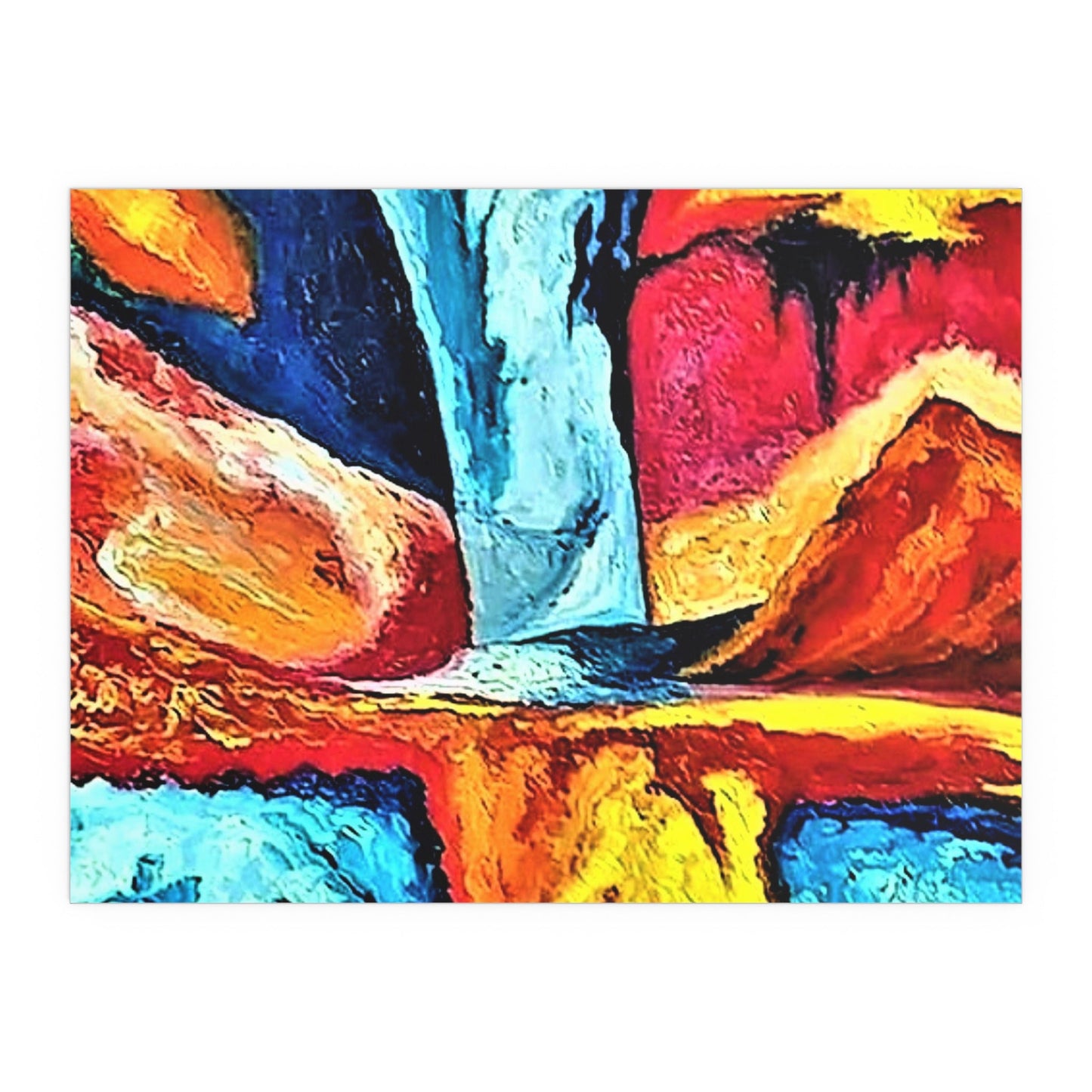 Pele Silk Posters 32" x 24" (Horizontal) Semi Glossy