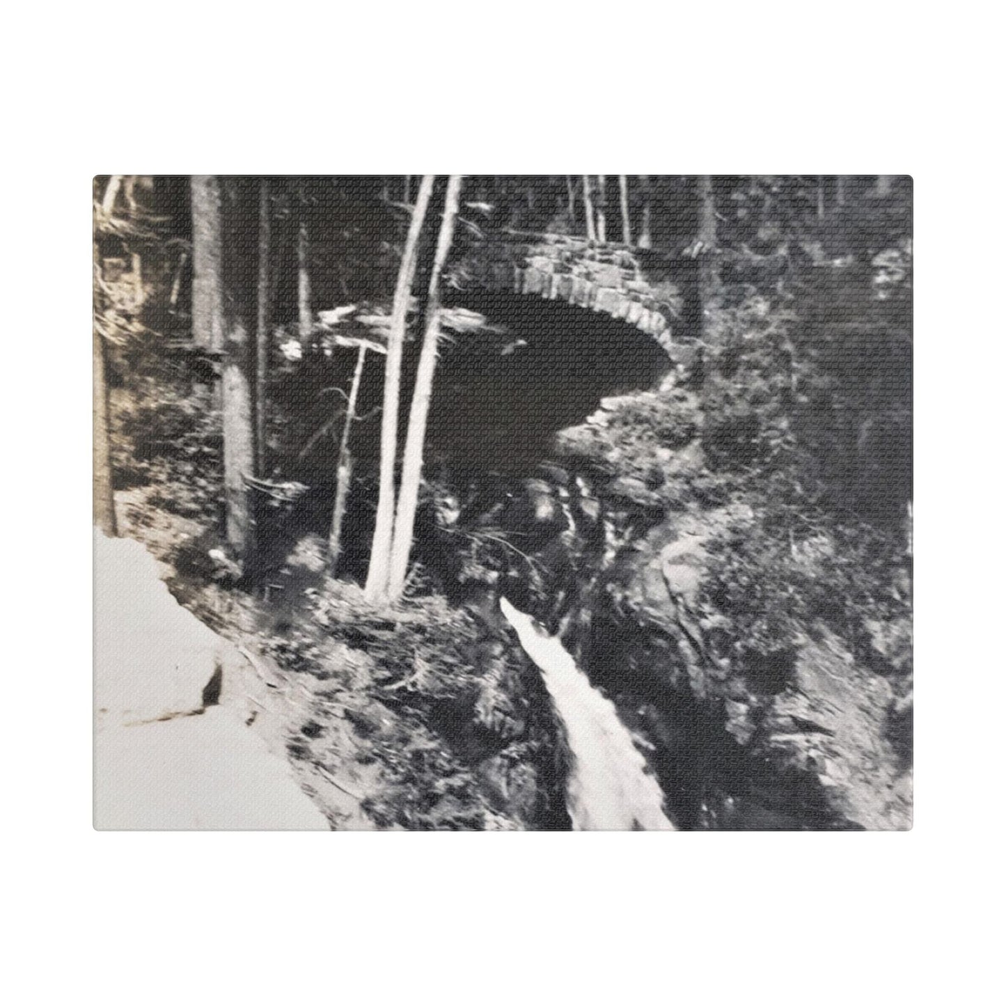 Narada Falls Yellowstone Satin Canvas Stretched 10″ x 8″ (Horizontal) 1.5"