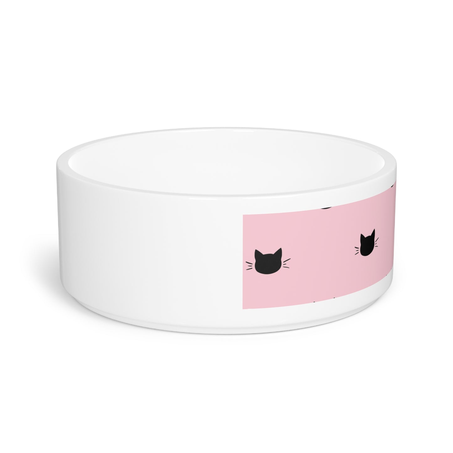 Pink Cat Design Pet Bowl - Kia Day Design