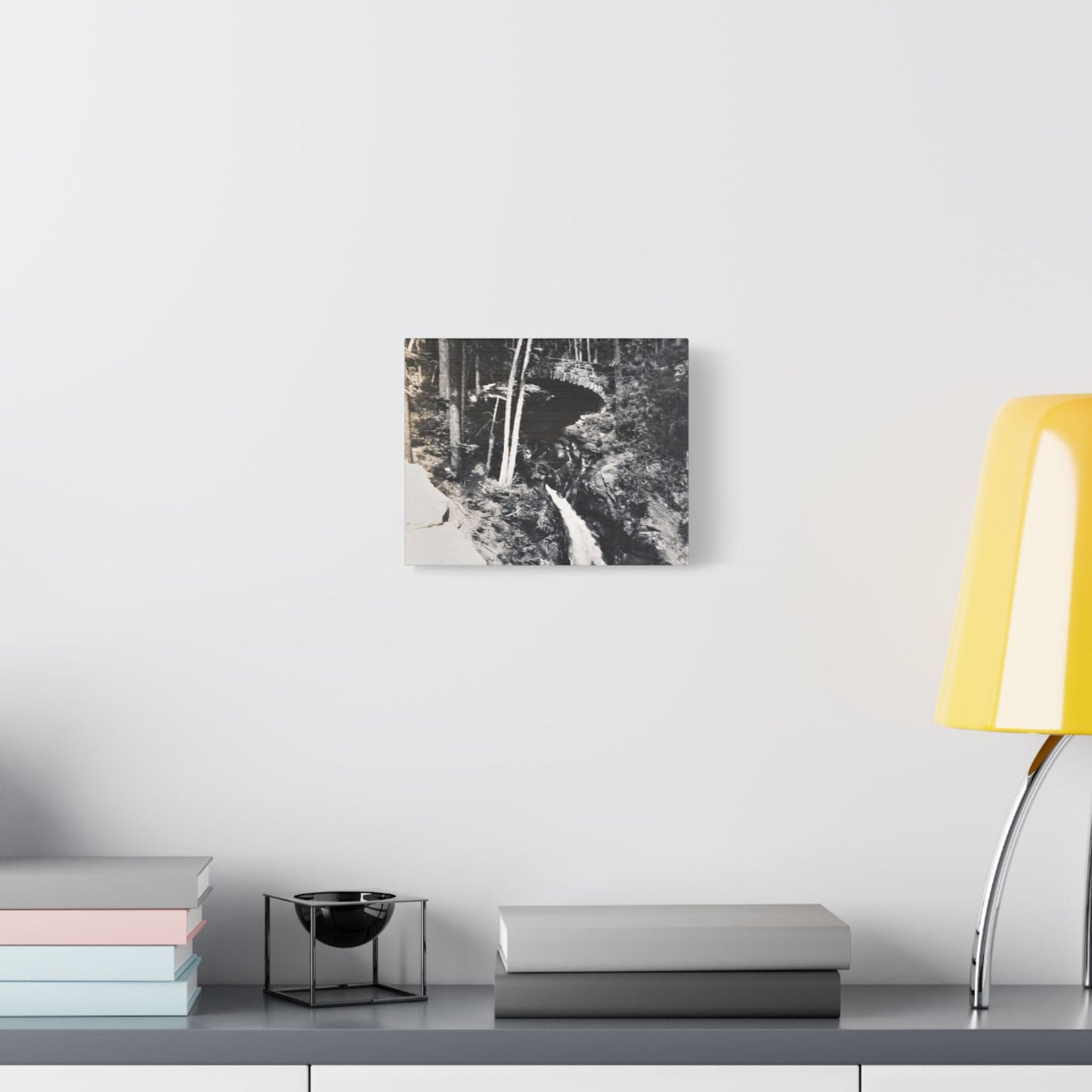 Narada Falls Yellowstone Satin Canvas Stretched