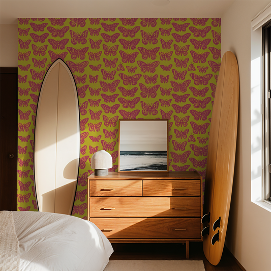 The Butterfly Effect Wallpaper - LUXE Peel & Stick - Wallpaper