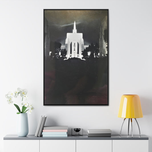 Golden Gate International Exposition Night Gallery Canvas Wraps Vertical Frame 32″ x 48″ Premium Gallery Wraps (1.25″) Black