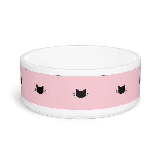 Pink Cat Design Pet Bowl - Kia Day Design
