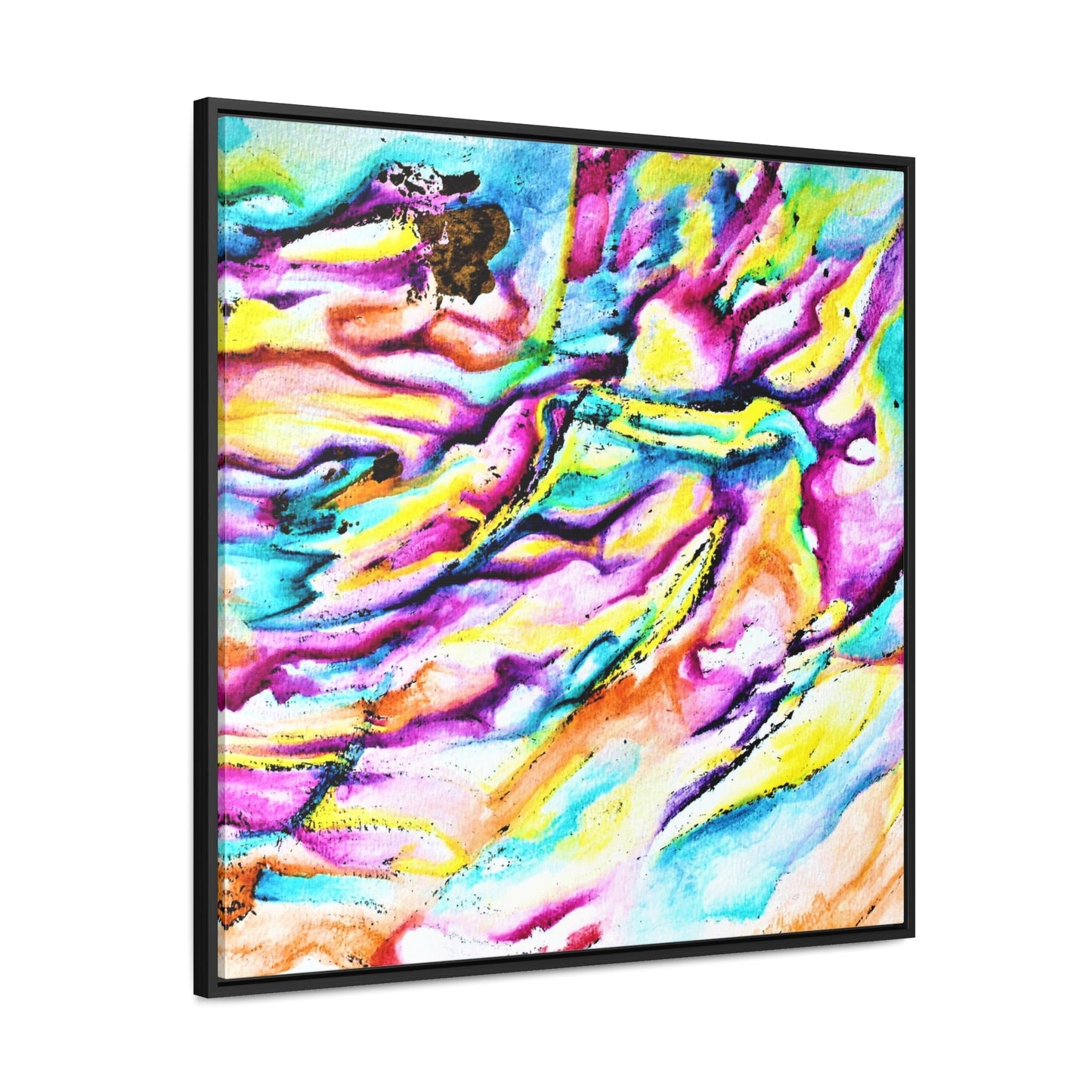 Teal River Gallery Canvas Wraps, Square Frame Printify