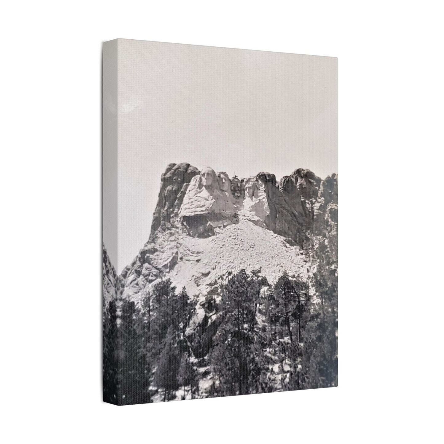 Black Hills Mount Rushmore Satin Canvas Stretched