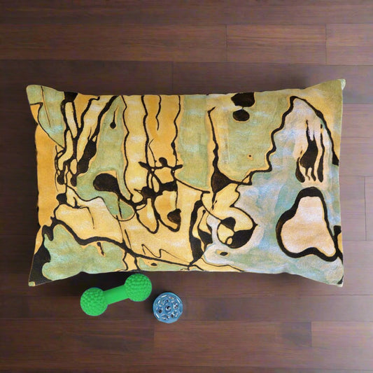 Screaming Ghost Pet Bed 28" × 18"