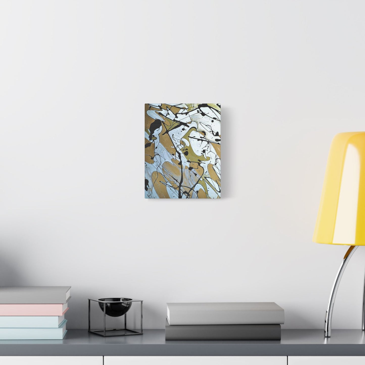 Mardi Gras Satin Canvas Stretched