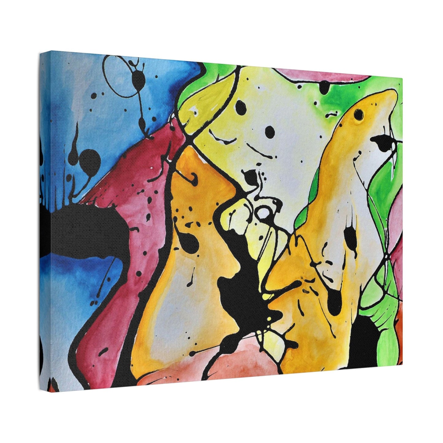 Space Judy Satin Canvas Stretched