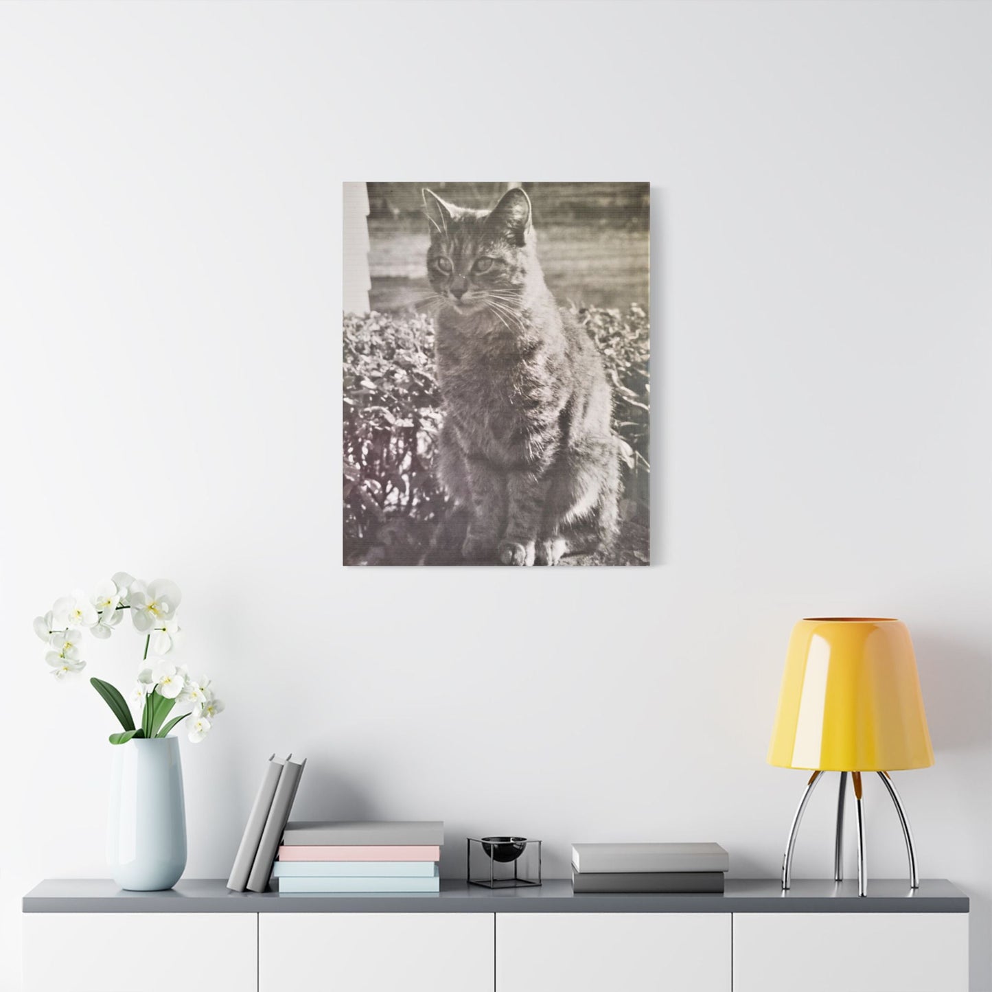Caledonia Satin Canvas Stretched
