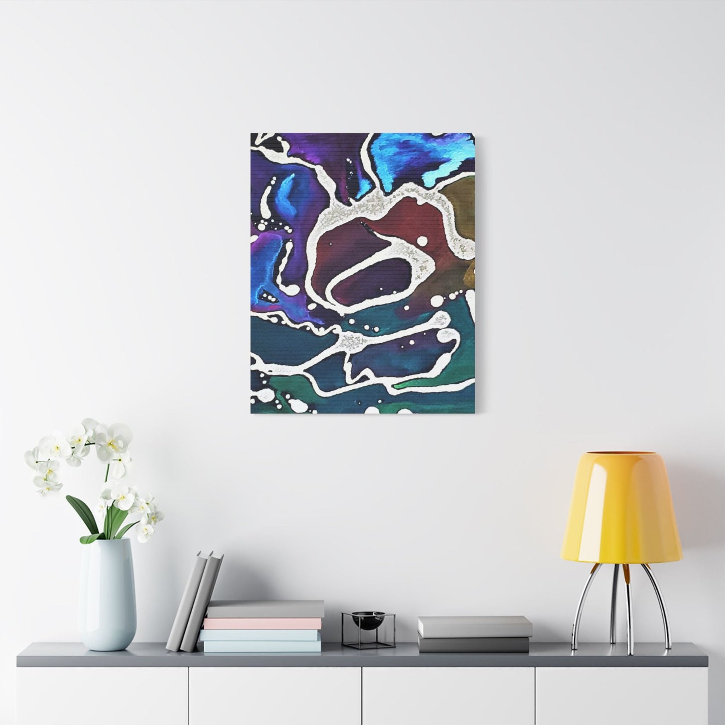 Ant Satin Canvas Stretched