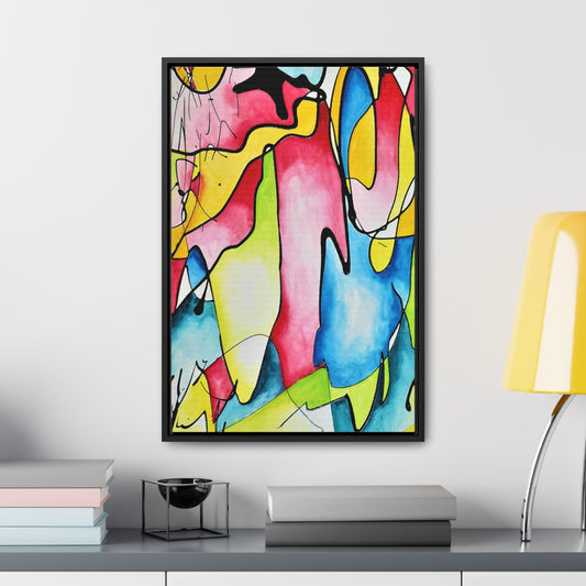 Blue Flame Gallery Canvas Wraps Vertical Frame