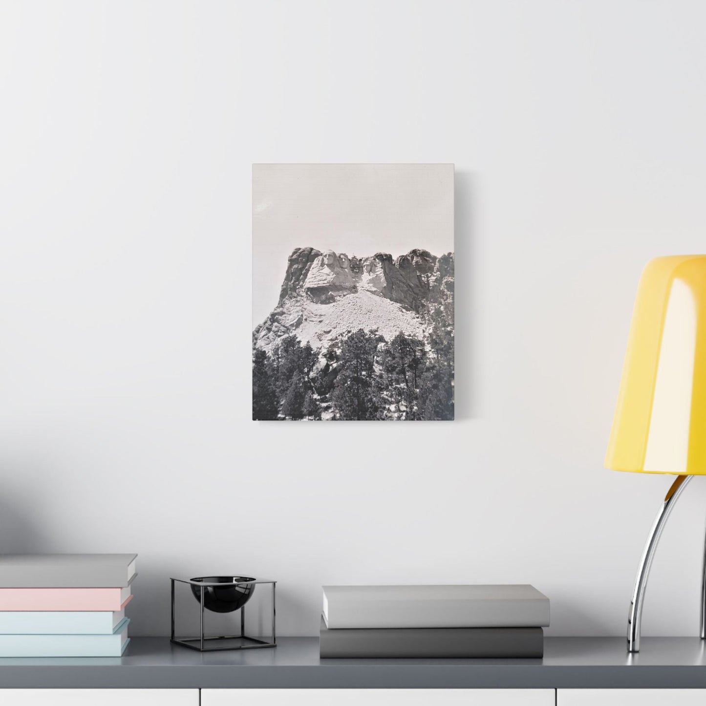 Black Hills Mount Rushmore Satin Canvas Stretched 11″ x 14″ (Vertical) 1.5"