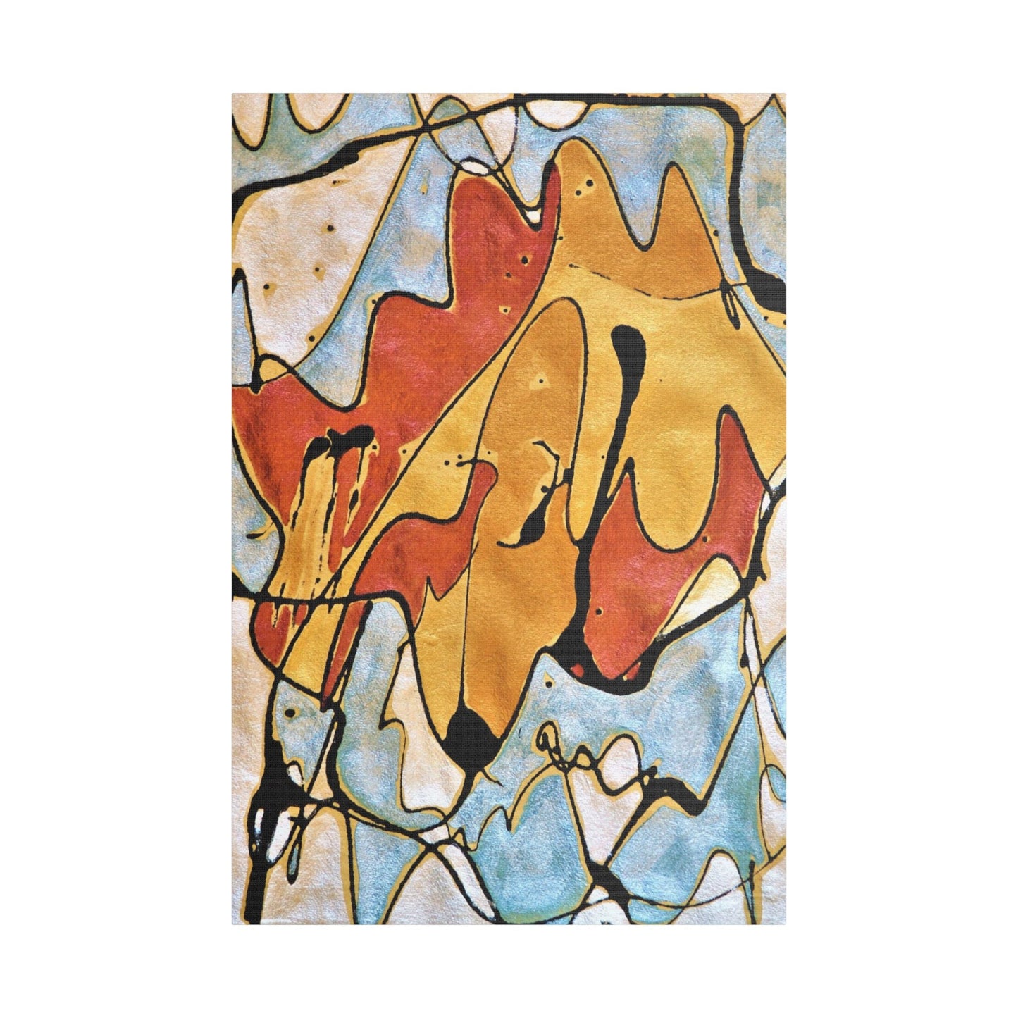 Fox Satin Canvas Stretched 24″ x 36″ (Vertical) 1.5"