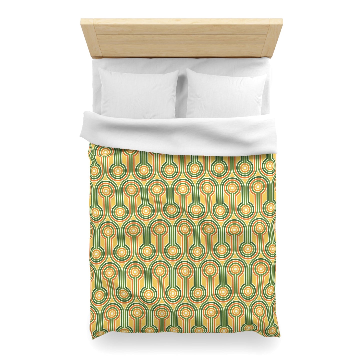 Retro Pattern Microfiber Duvet Cover - Kia Day Design