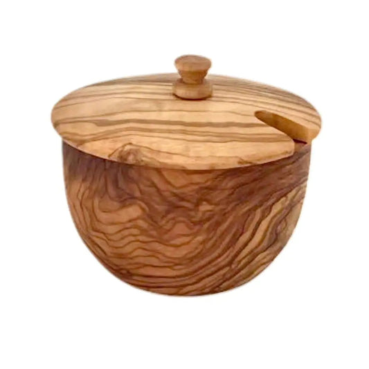 Mediterranean Olive Wood Canister - Kia Day Design