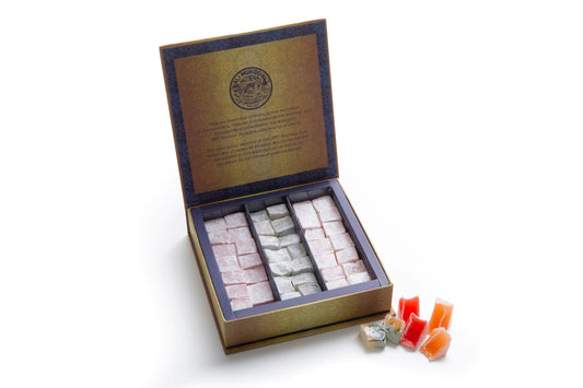 Hacı Bekir Turkish Delight with Rose Orange Mint and Lemon 500 g - Kia Day Design