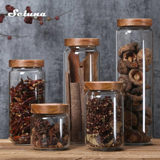 Glass Airtight Storage Jars - Kia Day Design