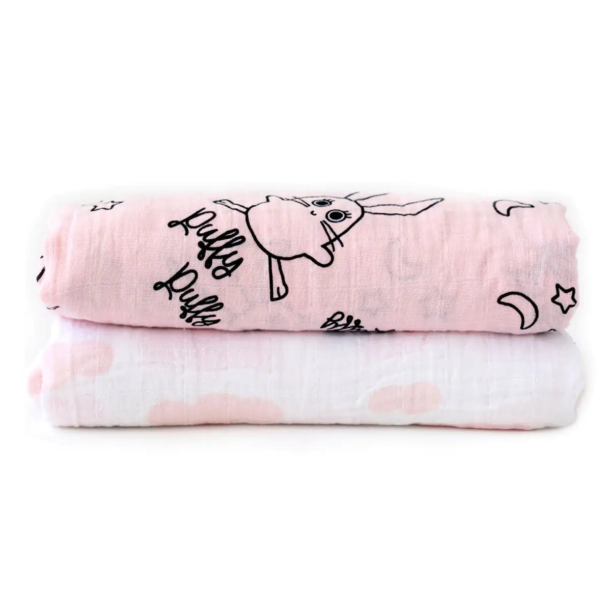 Milk&Moo Set of 2 Chancin Baby Muslin Swaddle Blanket Kia Day Design