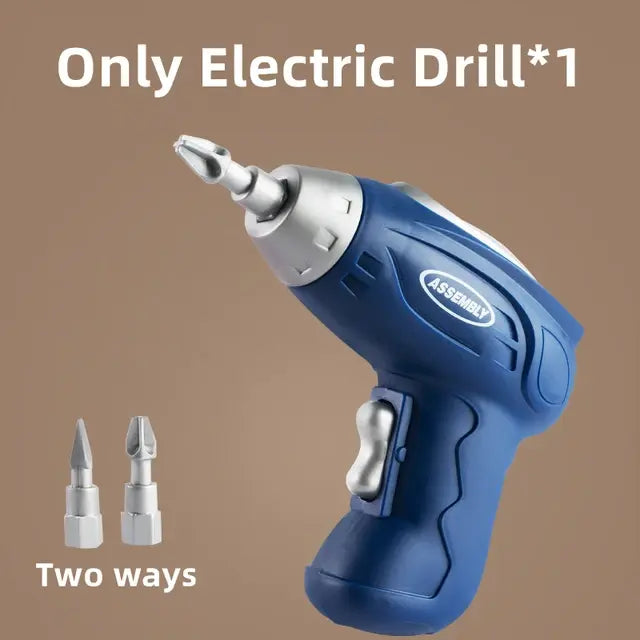 Childrens Electric Drill Toolbox Kit - Kia Day Design