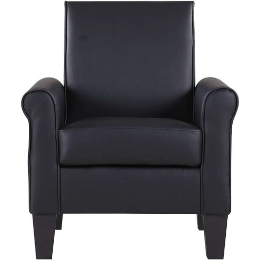 Black Accent Chair Modern Design For Living Room Furniture - - chair