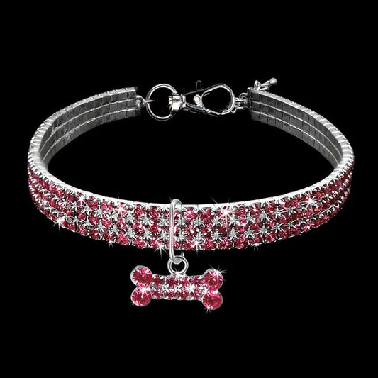Crystal Dog Collar - Kia Day Design
