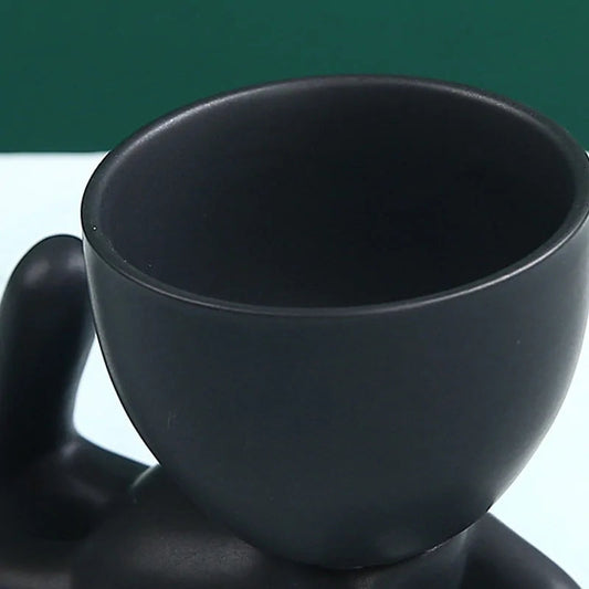 Figure Shaped Ceramic Flowerpot - Kia Day Design