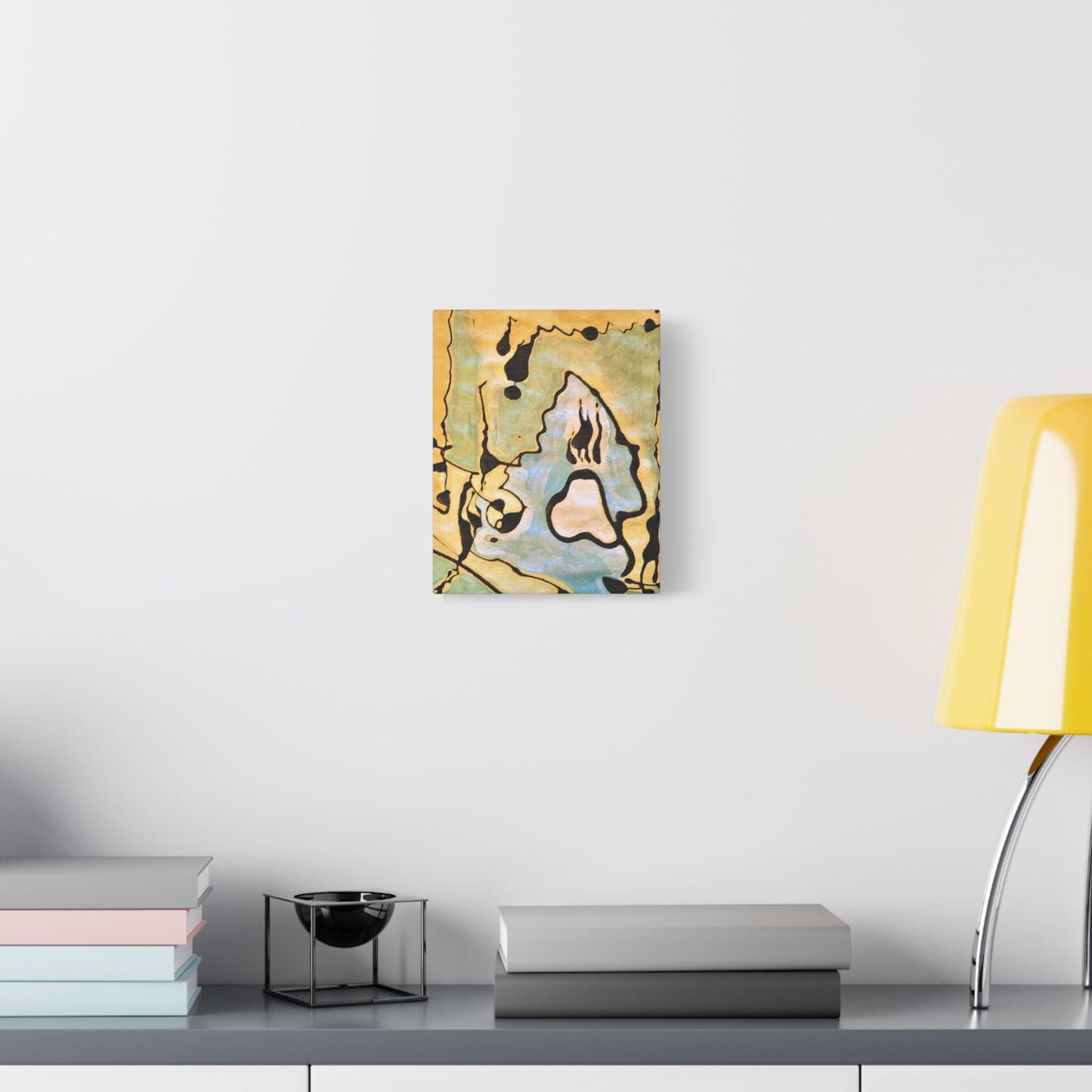 Screaming Ghost Satin Canvas Stretched