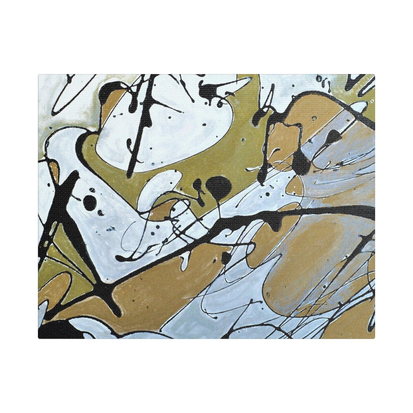 Mardi Gras Satin Canvas Stretched 14″ x 11″ (Horizontal) 1.5"