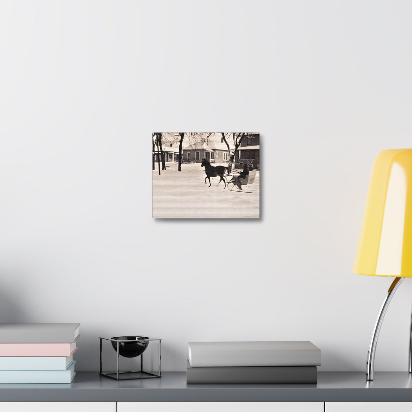 Carriage Ride Stretched Canvas 1.5" 10″ x 8″