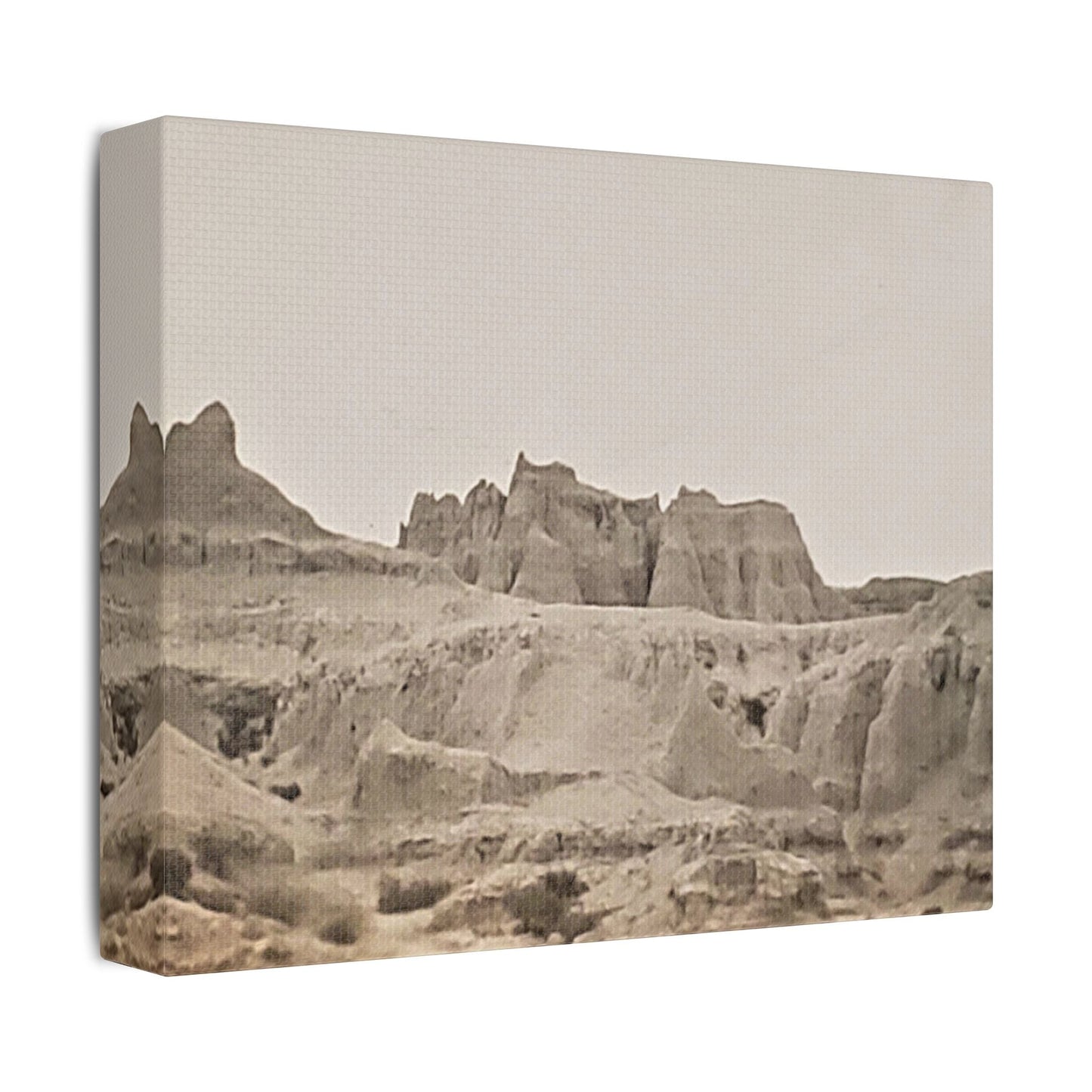 West Satin Canvas Stretched