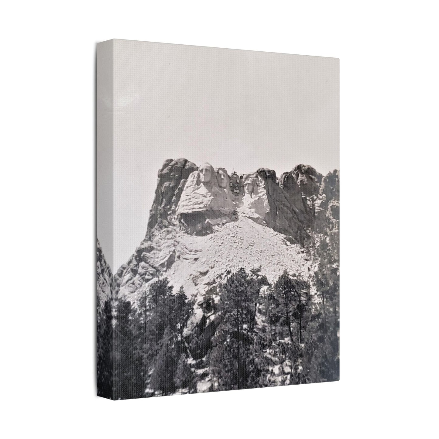 Black Hills Mount Rushmore Satin Canvas Stretched