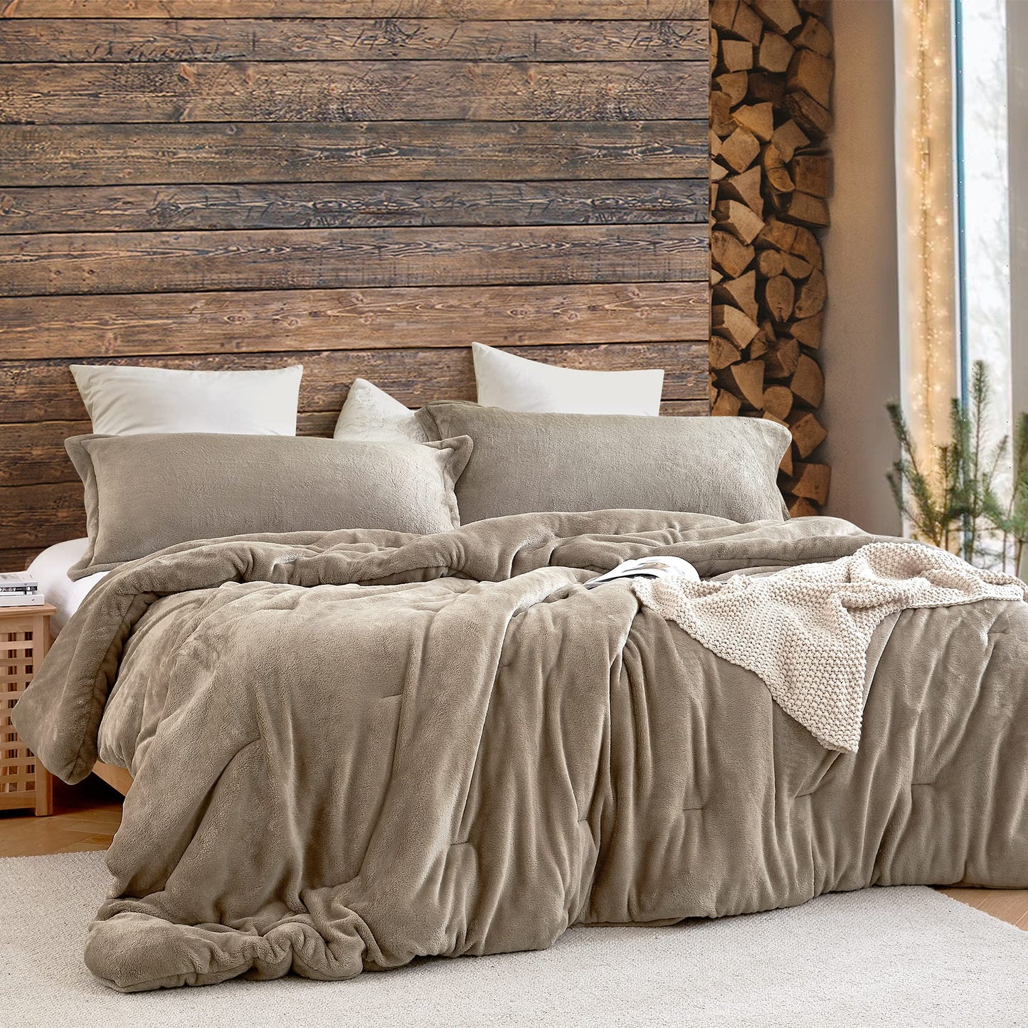 Byourbed Ultra Plush Queen Comforter Set - Winter Twig - - comforter