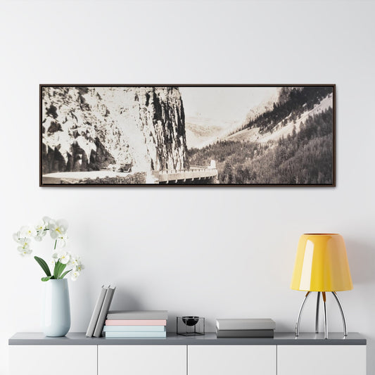 Golden Gate Canyon Colorado Gallery Canvas Wraps Horizontal Frame 60″ x 20″ Walnut Premium Gallery Wraps (1.25″)