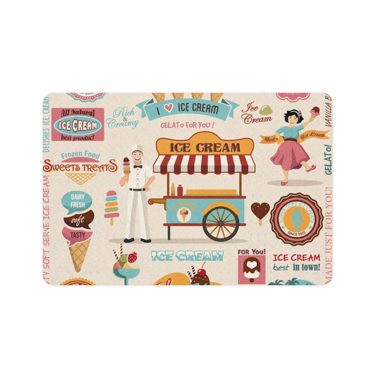 Ice Cream Pet Food Mat