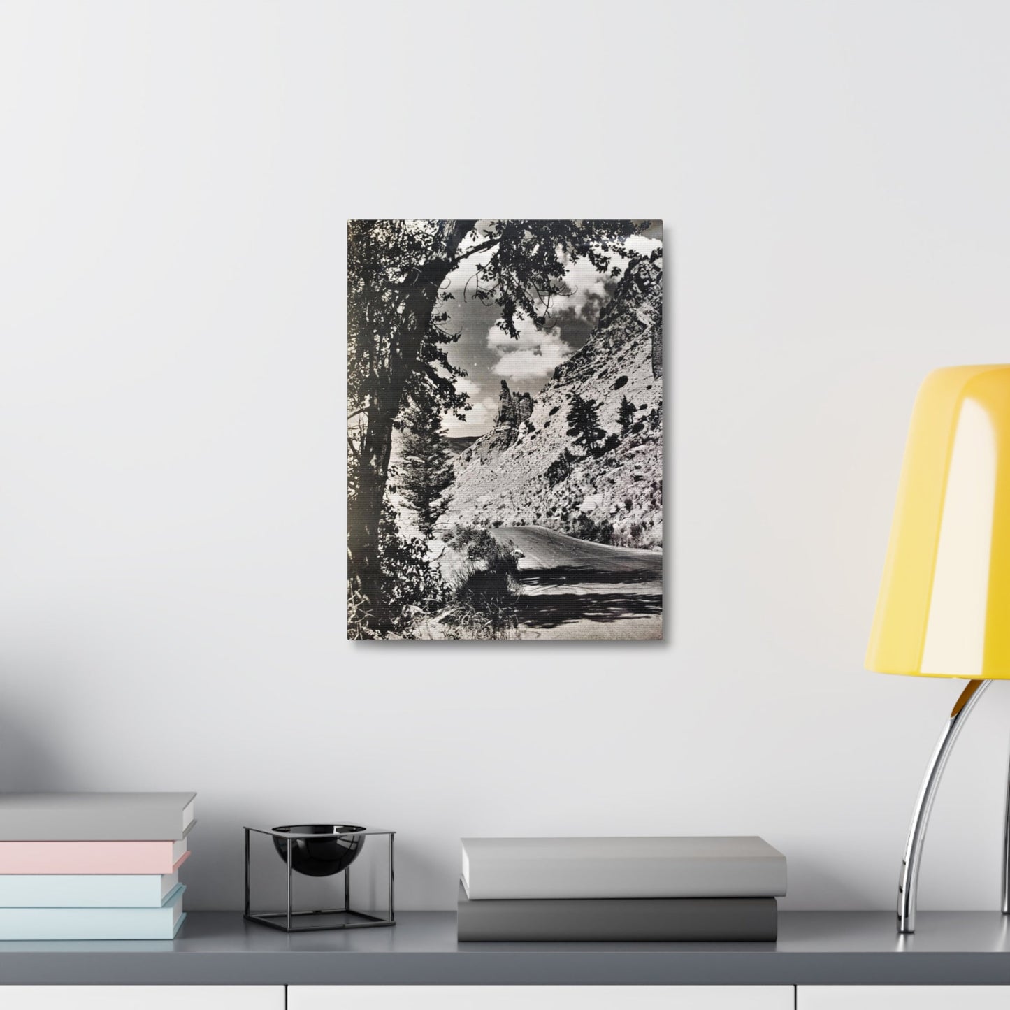 Eagles Nest Rock Yellowstone Stretched Canvas 1.5" 12″ x 16″