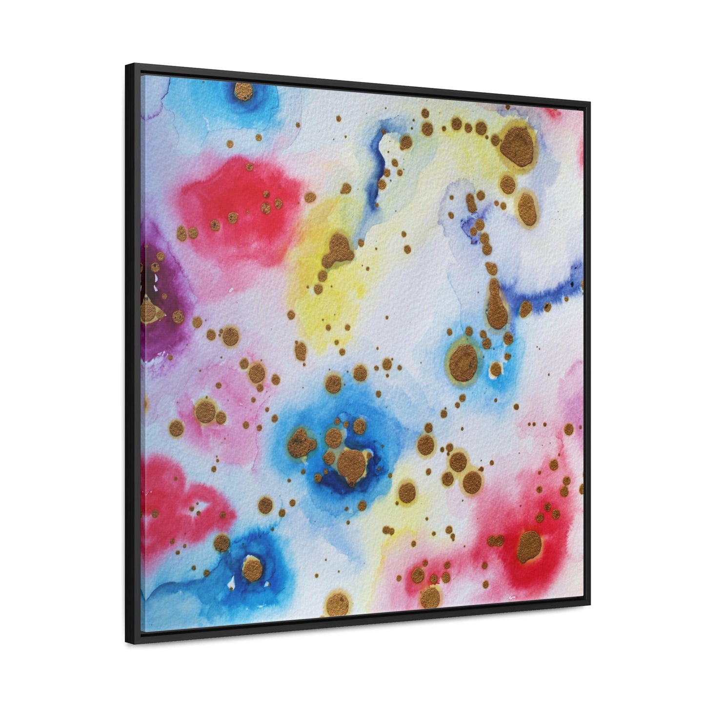 Purple Swirl Gallery Canvas Wraps Square Frame