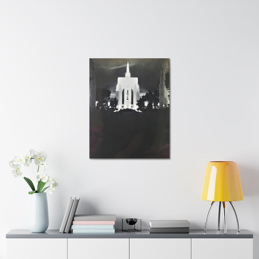 Golden Gate International Exposition Night Stretched Canvas 1.5" 24″ x 30″