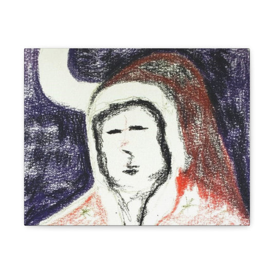 Cloaked Lady Canvas Gallery Wraps - Kia Day Design