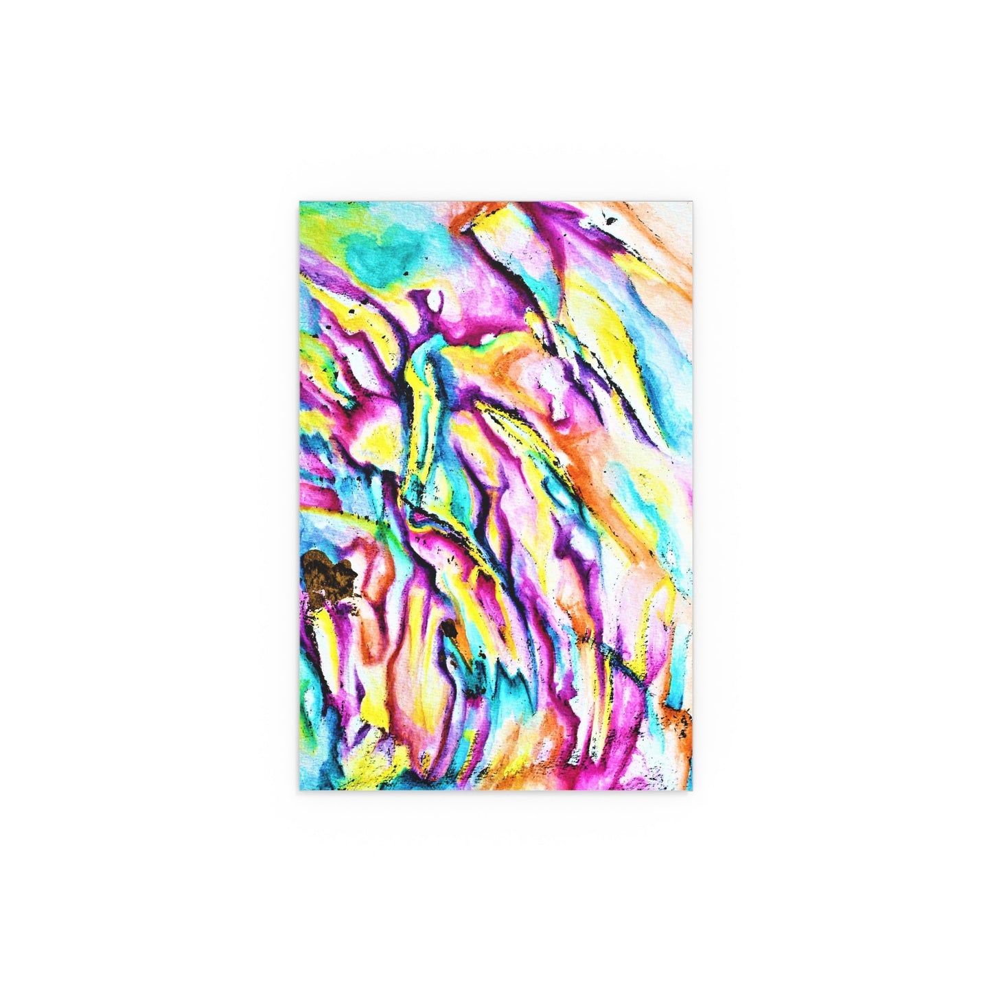 Teal River Silk Posters 8" x 12" (Vertical) Semi Glossy