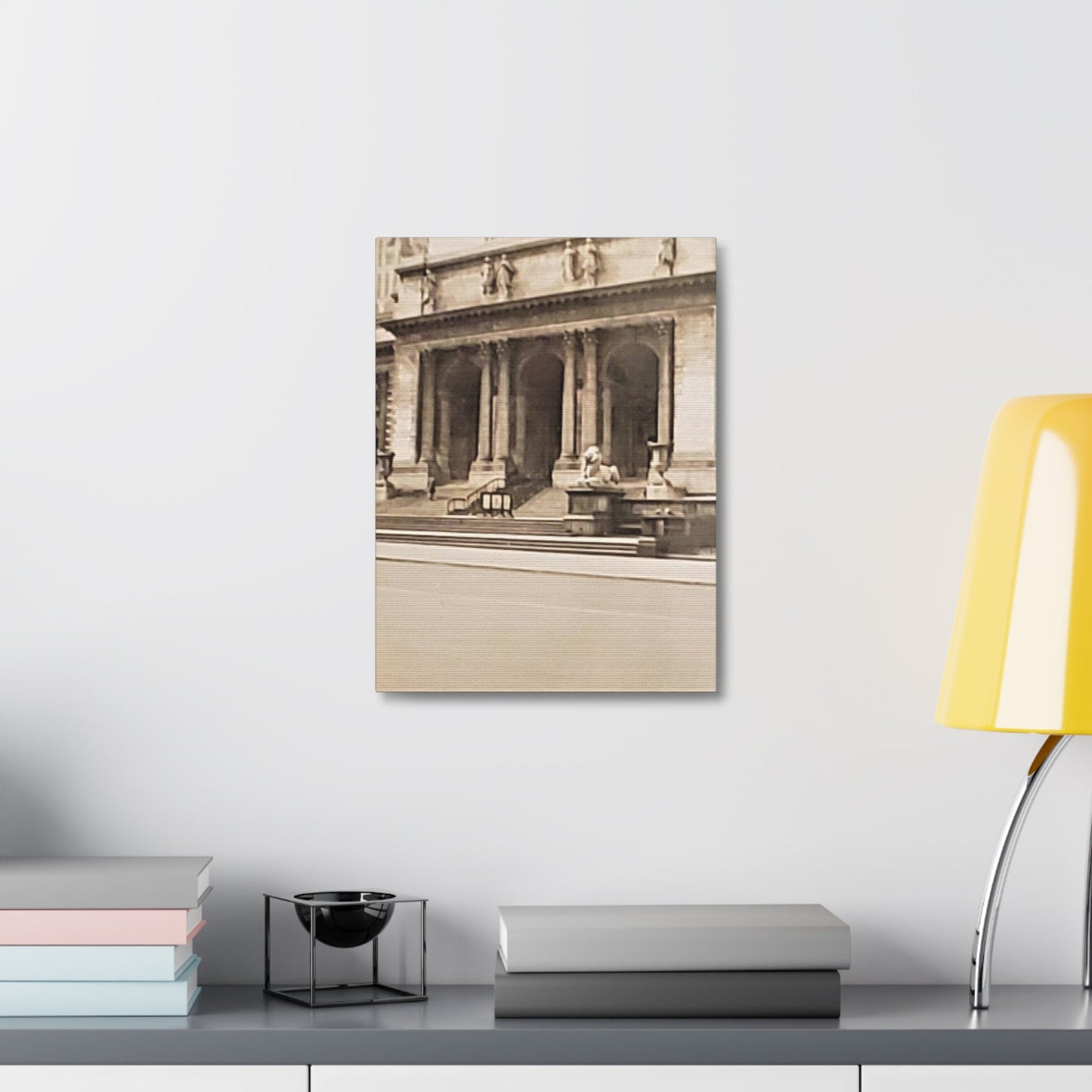 New York Public Library Stretched Canvas 1.5" 12″ x 16″