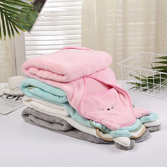 Baby Hooded Poncho Bath Towel Kia Day Design