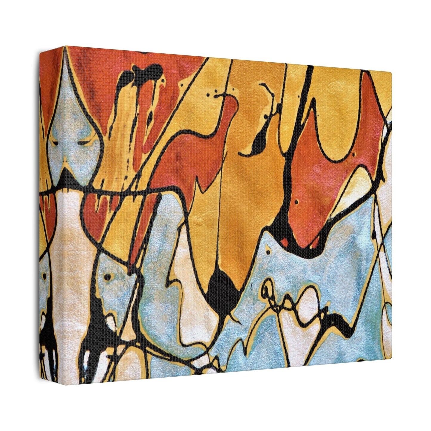 Fox Satin Canvas Stretched