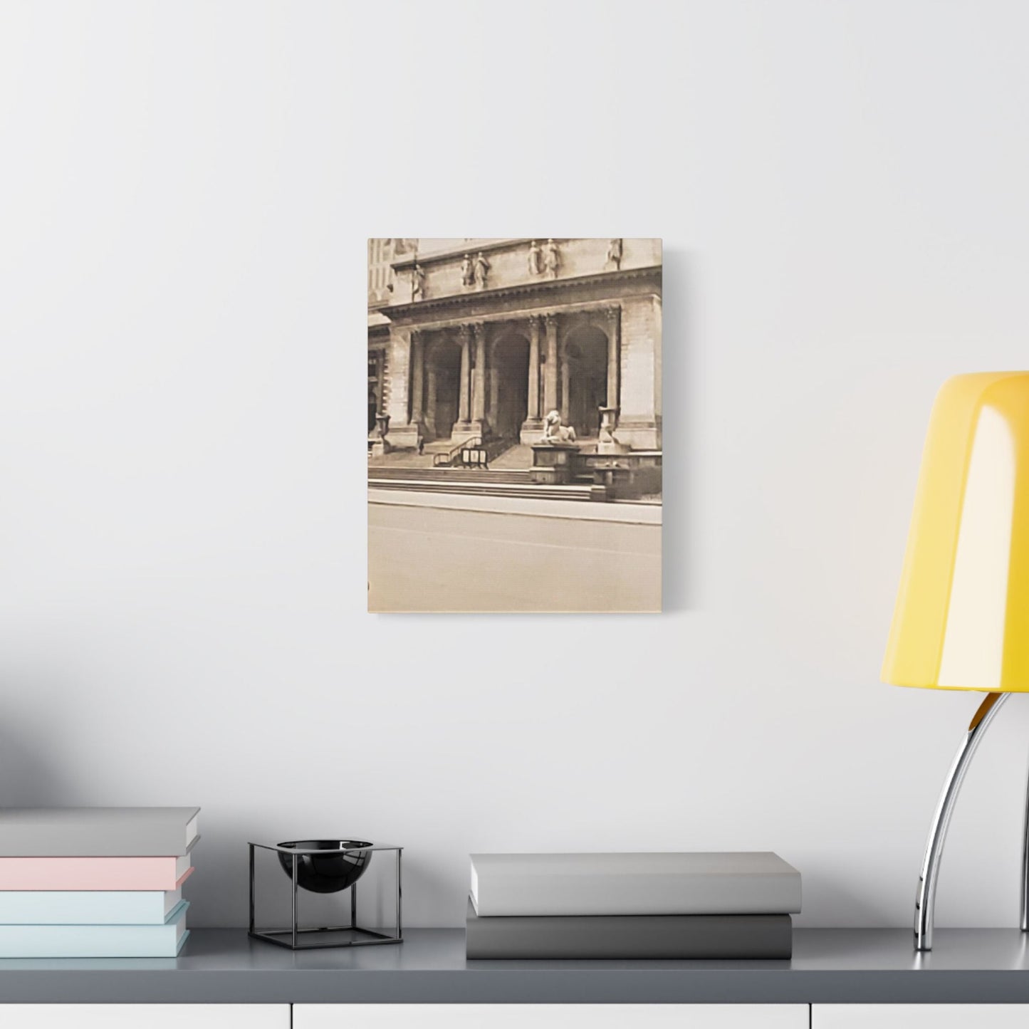 New York Public Library Satin Canvas Stretched 11″ x 14″ (Vertical) 1.5"