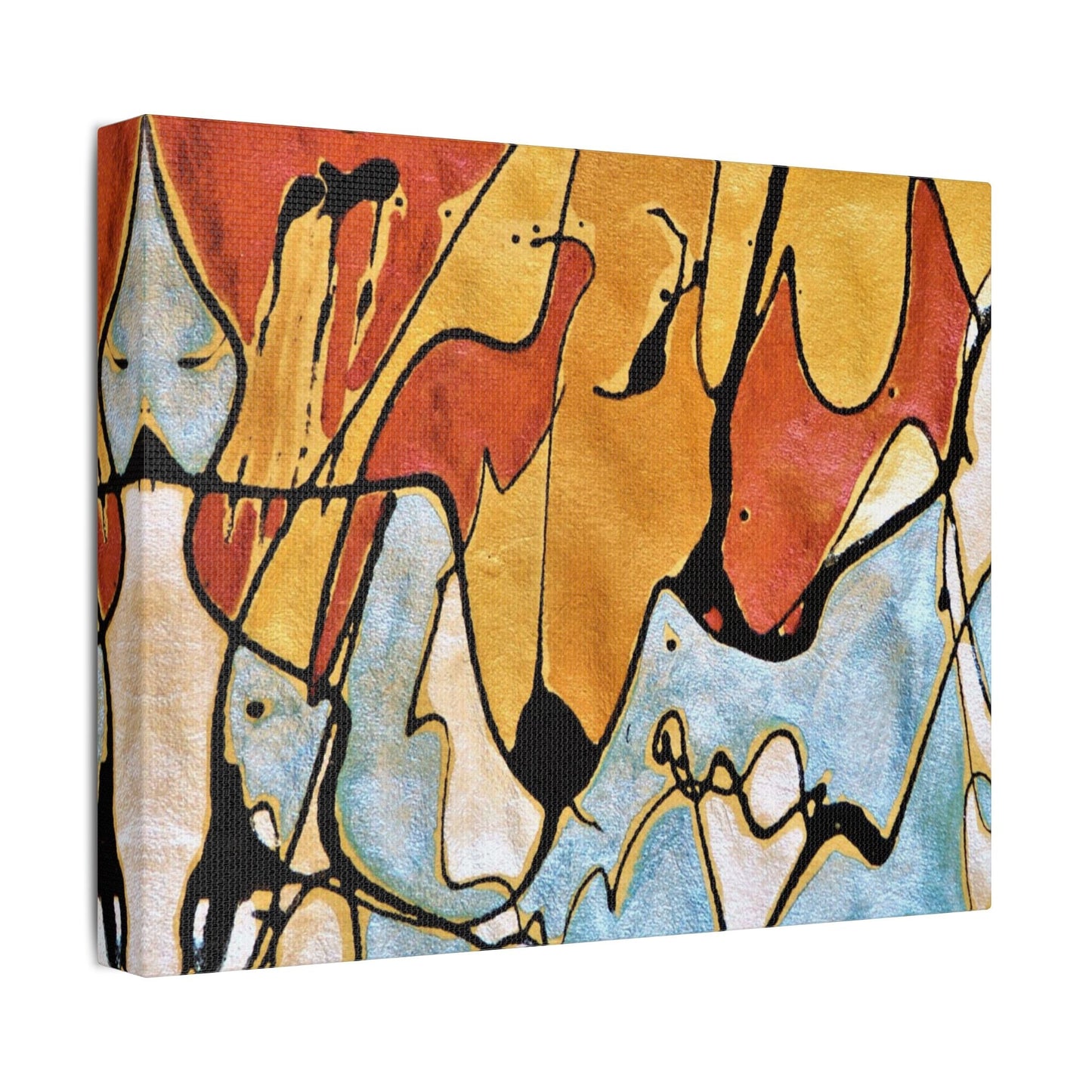 Fox Satin Canvas Stretched