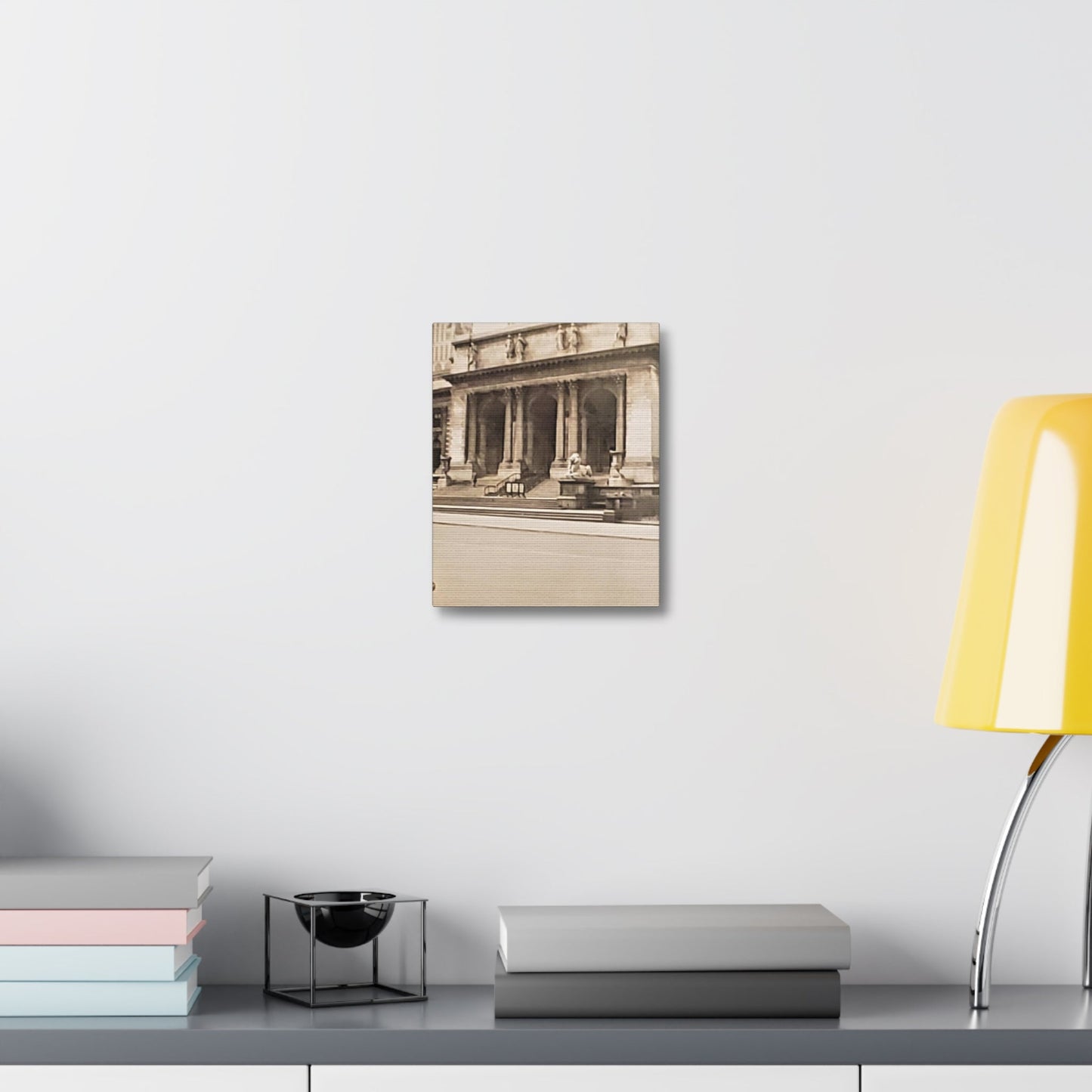 New York Public Library Stretched Canvas 1.5" 8″ x 10″